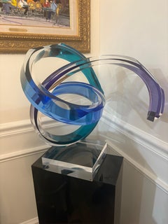 “Abstract Acrylic Lucite Sculpture”