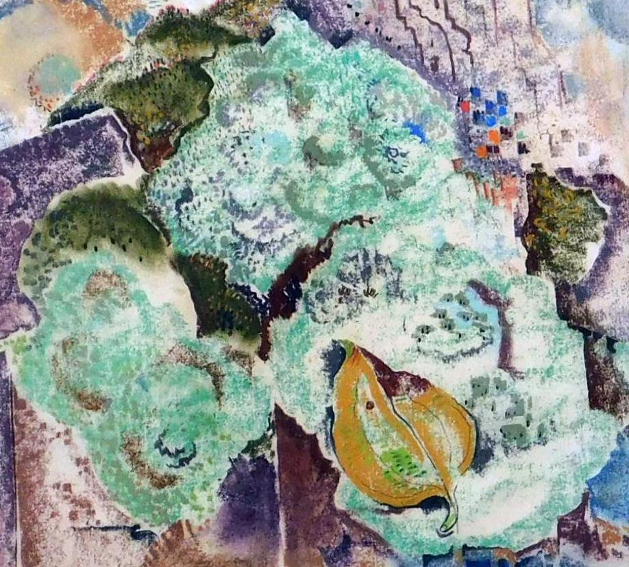 Will Henry Stevens Técnica mixta abstracta, Circa 1930's - 