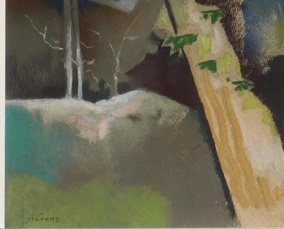 Will Henry Stevens Mix Media - Abstract Forest 3