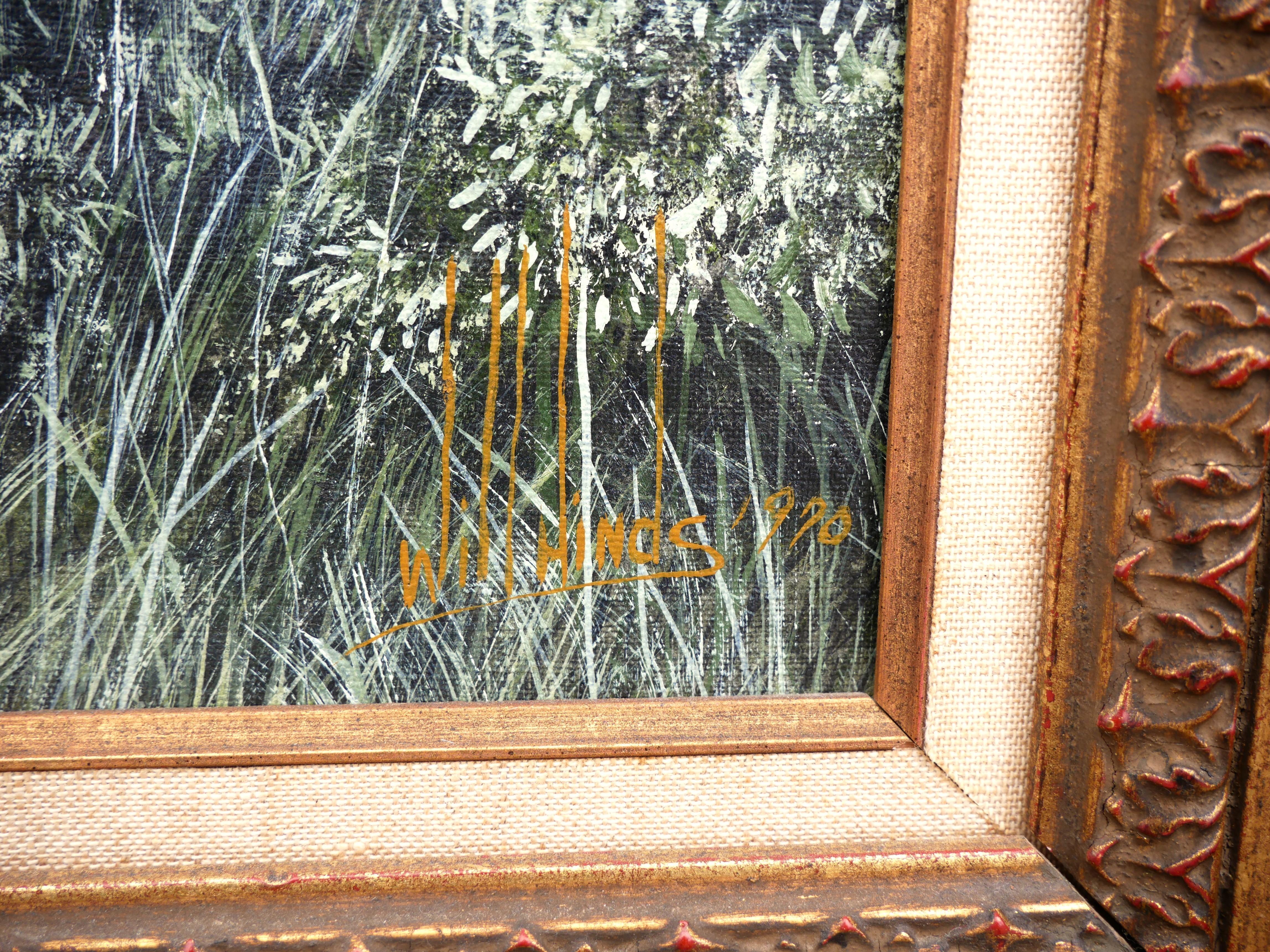 “Wild Roses” Hyper Realistic Rural Southern Landscape Painting of a Farm 1
