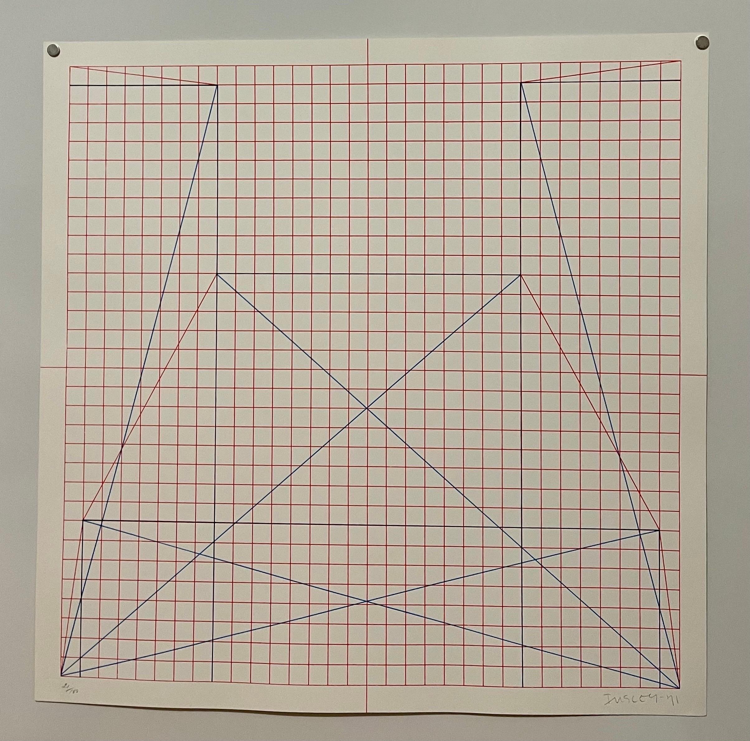 Abstrakt Minimalistische Farbe Siebdruck Will Insley auf der Bowery Pop Art im Angebot 1