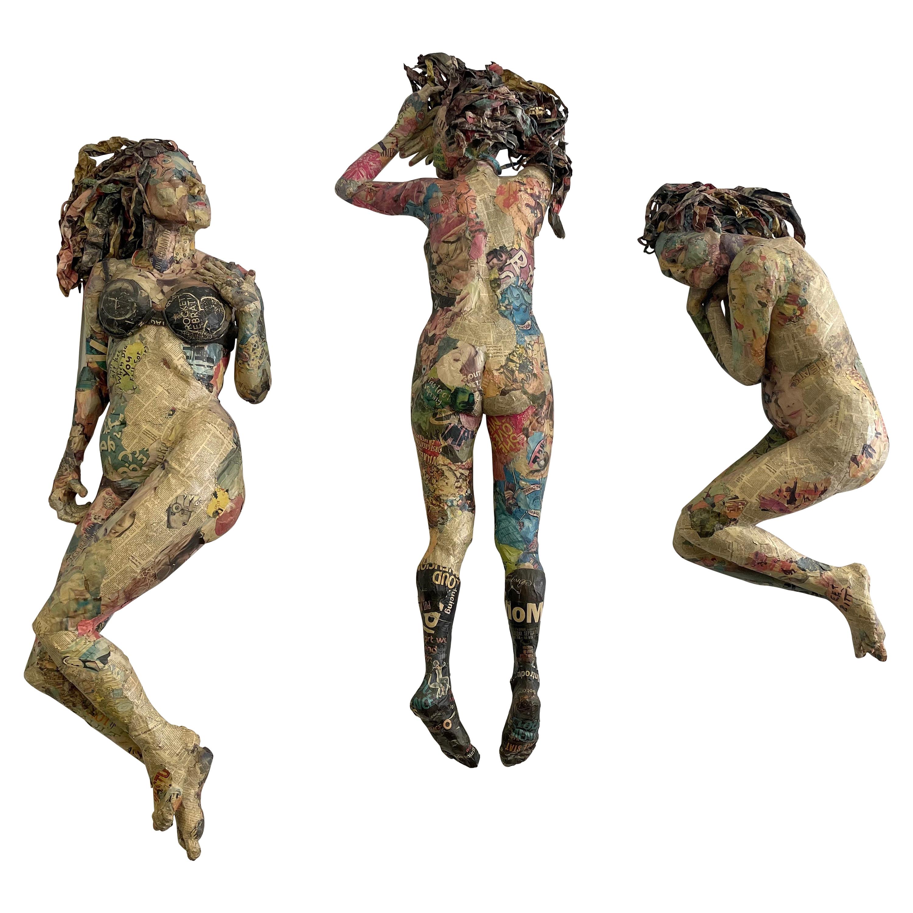 Will Kurtz "Reflections of Chalkley" Papier Mache Wall Sculptures, 2013 For Sale