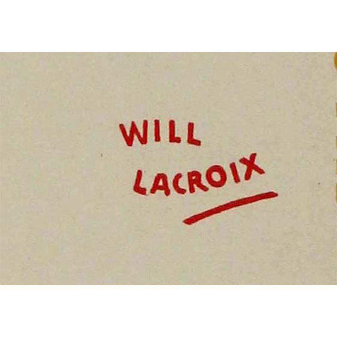 1932 Originalplakat von Will Lacroix für den 9. Salon des Arts Ménagers  im Angebot 2