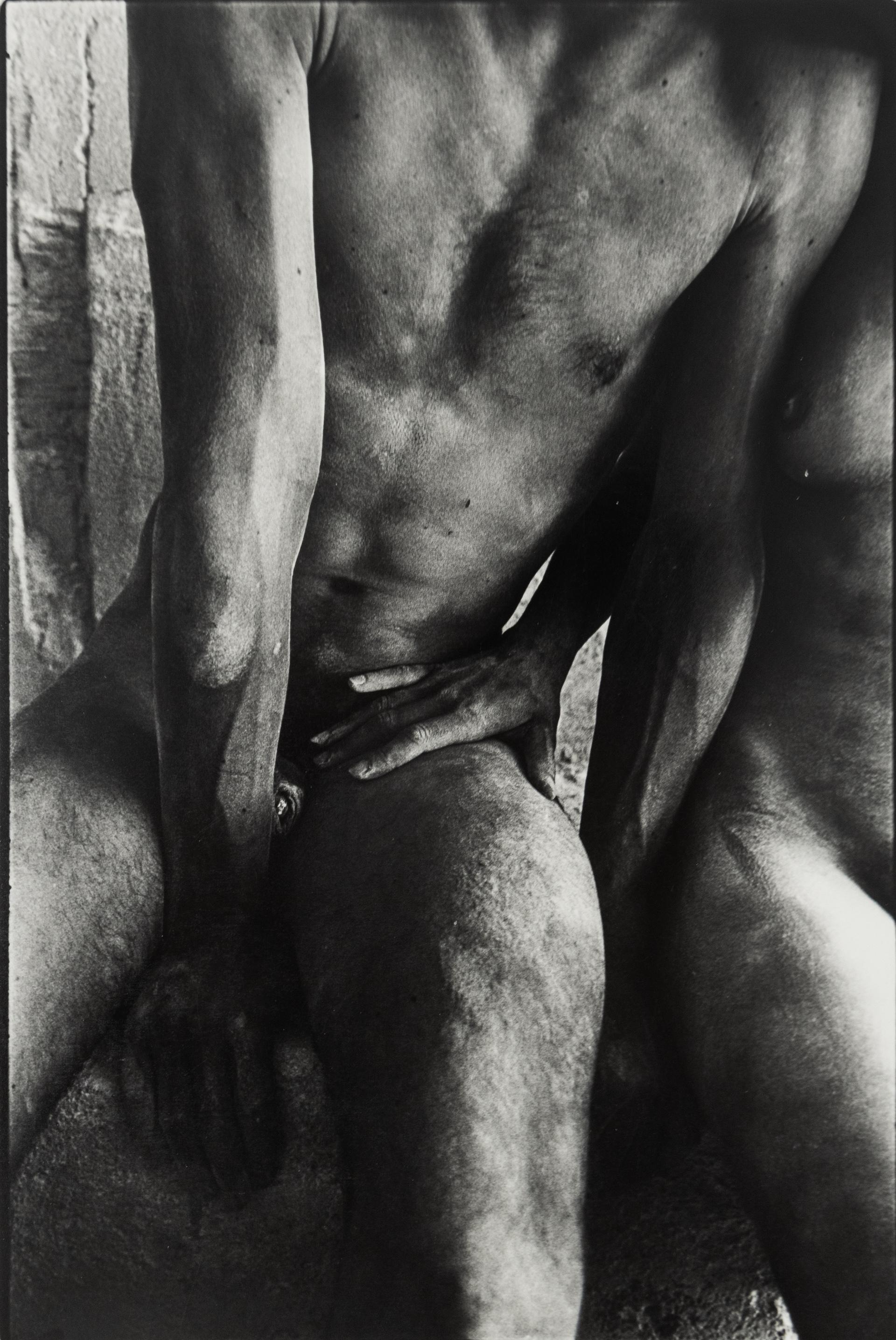 Will McBride Black and White Photograph - Michael and Cathy in Les Baux in Arles, Two Models from AM Workshop