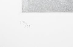 Kubistische Komposition, signierte Lithographie von Will Mentor