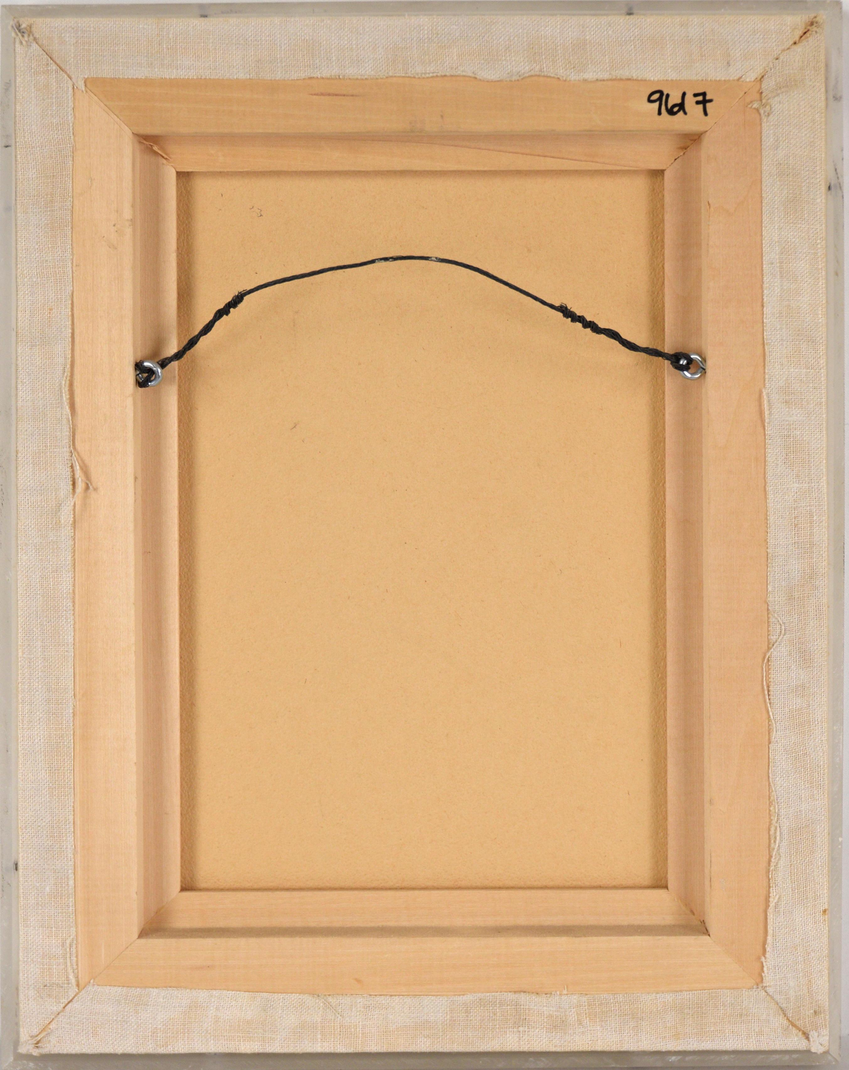 Delicata litografia astratta con blu e arancione dell'artista beat americano Will Peterson (1928-1994).

Questa litografia fonde i tratti e il movimento dell'impressionismo astratto con una composizione simile a un campo di colore. Il vivace