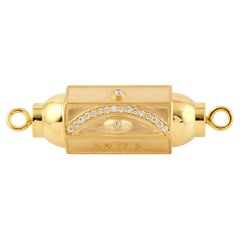 Pendentif de protection pour toujours avec diamants pavés en or 14 carats