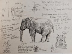 How to Eat an Elephant, Copper-Plate Etching, Animal Print