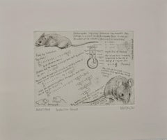 Induction Course, Art print, Animal Art, Mathematics, mouse 