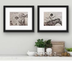 The Perfect Cow and The Racing Selection diptych