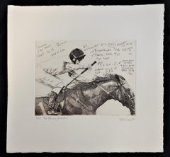 The Racing Selection Copper-Plate Etching Print by Will Taylor