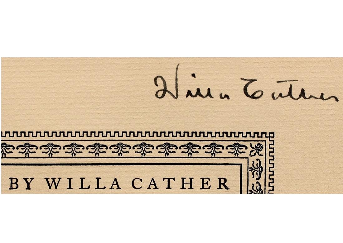 Willa Cather, Death Comes for the Archbishop, Signed by Cather! In Good Condition For Sale In Hillsborough, NJ