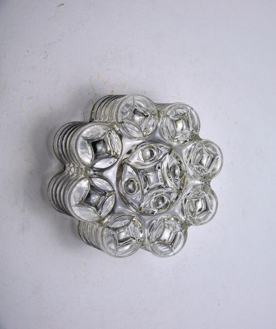 Tedesco Willa Sconce , Vetro geometrico, Germania, 1960 in vendita