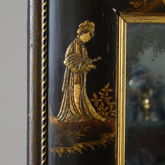 William and Mary Japanned Mirror