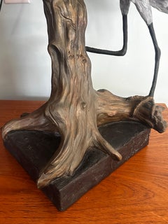 Willam H Turner (1943) ‘Snowy Egrets’ Large bronze Sculpture