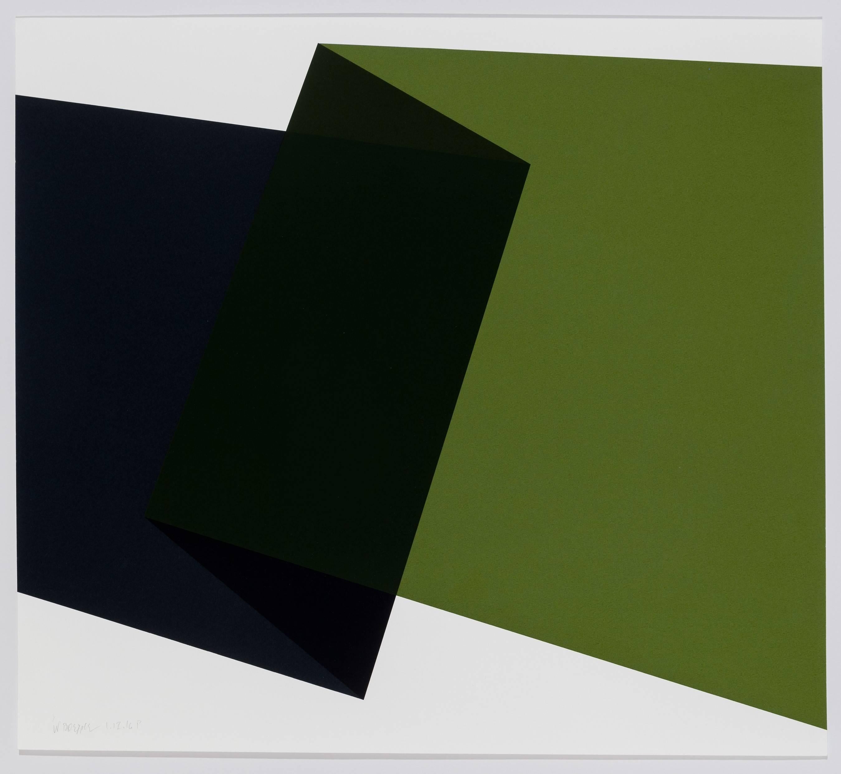 Willard Boepple Abstract Print - 1.12.16.P