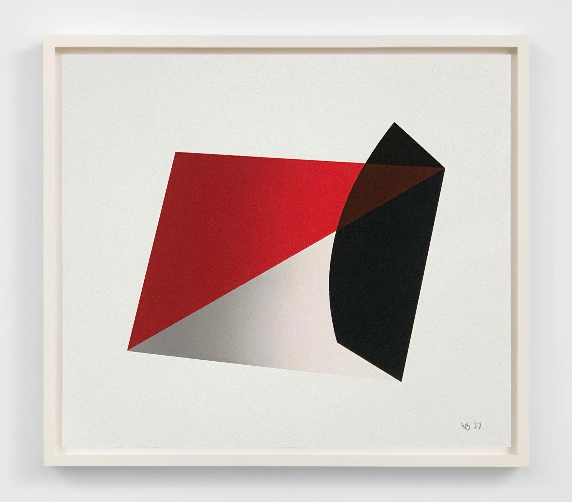 budd-hopkins-untitled-yellow-orange-abstract-geometric-serigraph