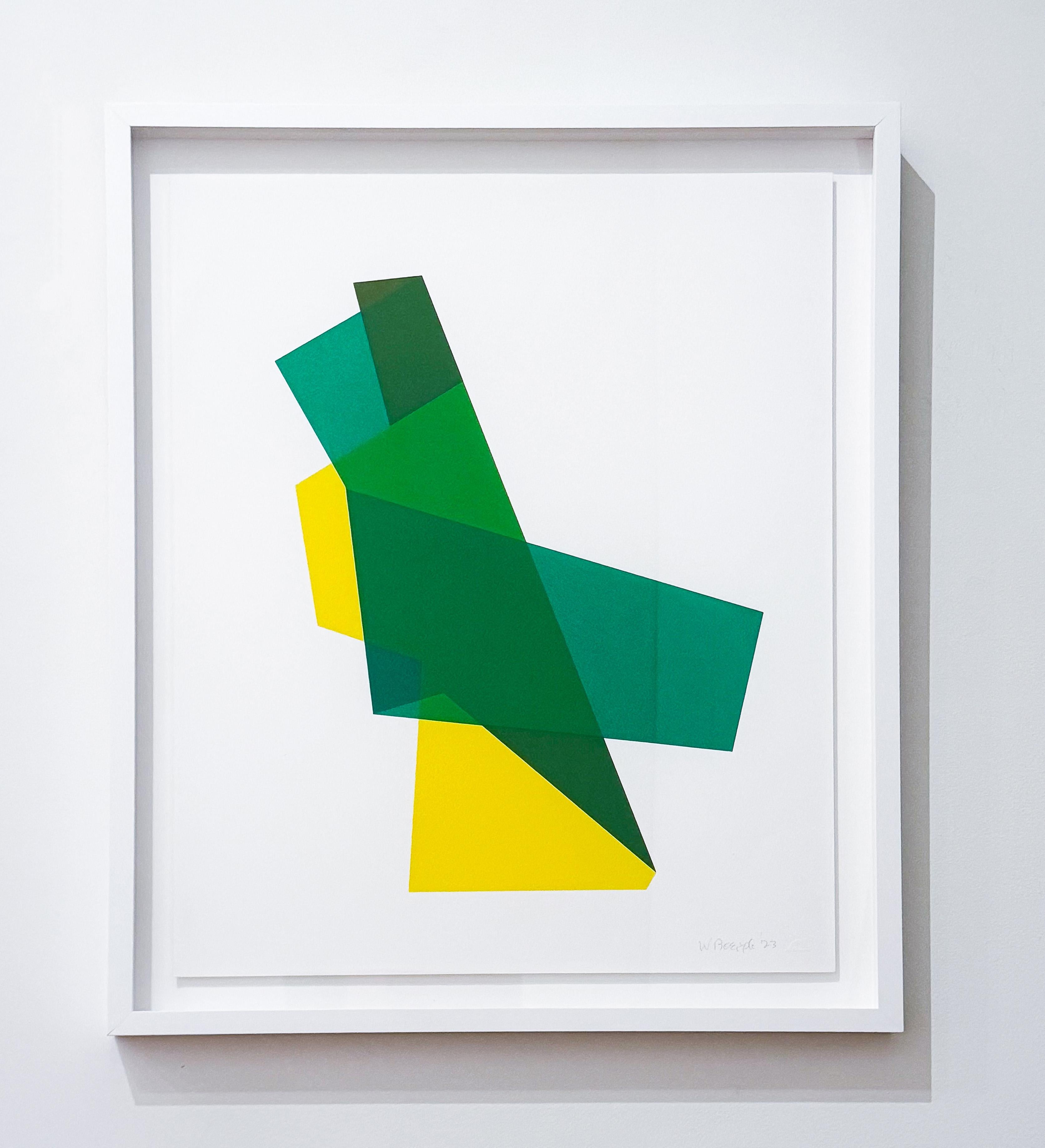 Willard Boepple, Running Man Green, 2023