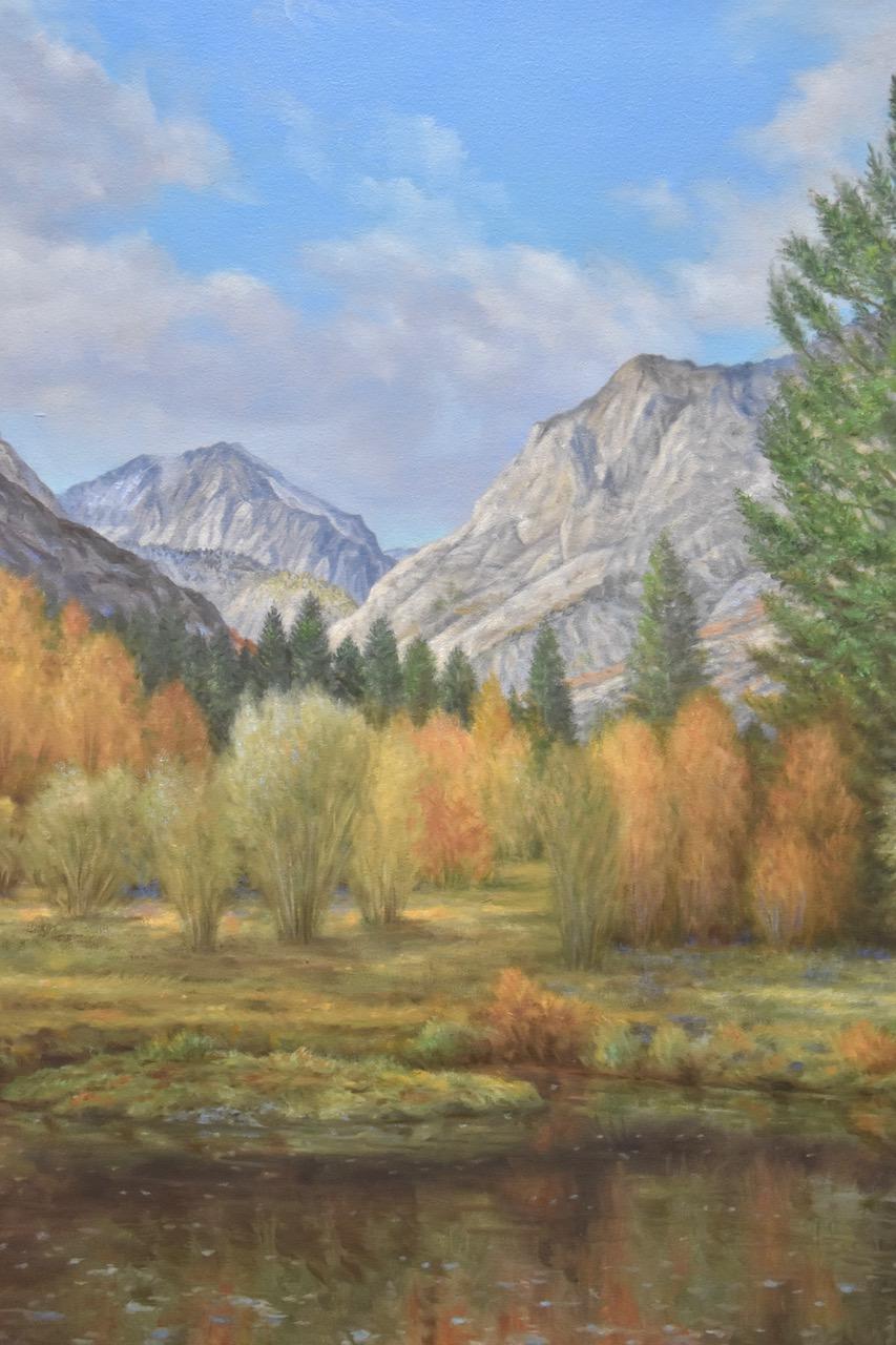 Above Big Pine  - American Realist Painting by Willard Dixon