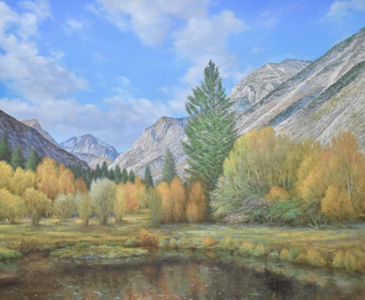 Willard Dixon Landscape Painting - Above Big Pine 