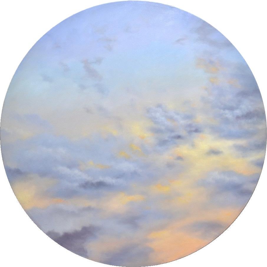 Willard Dixon Abstract Painting – Aktiver Himmel