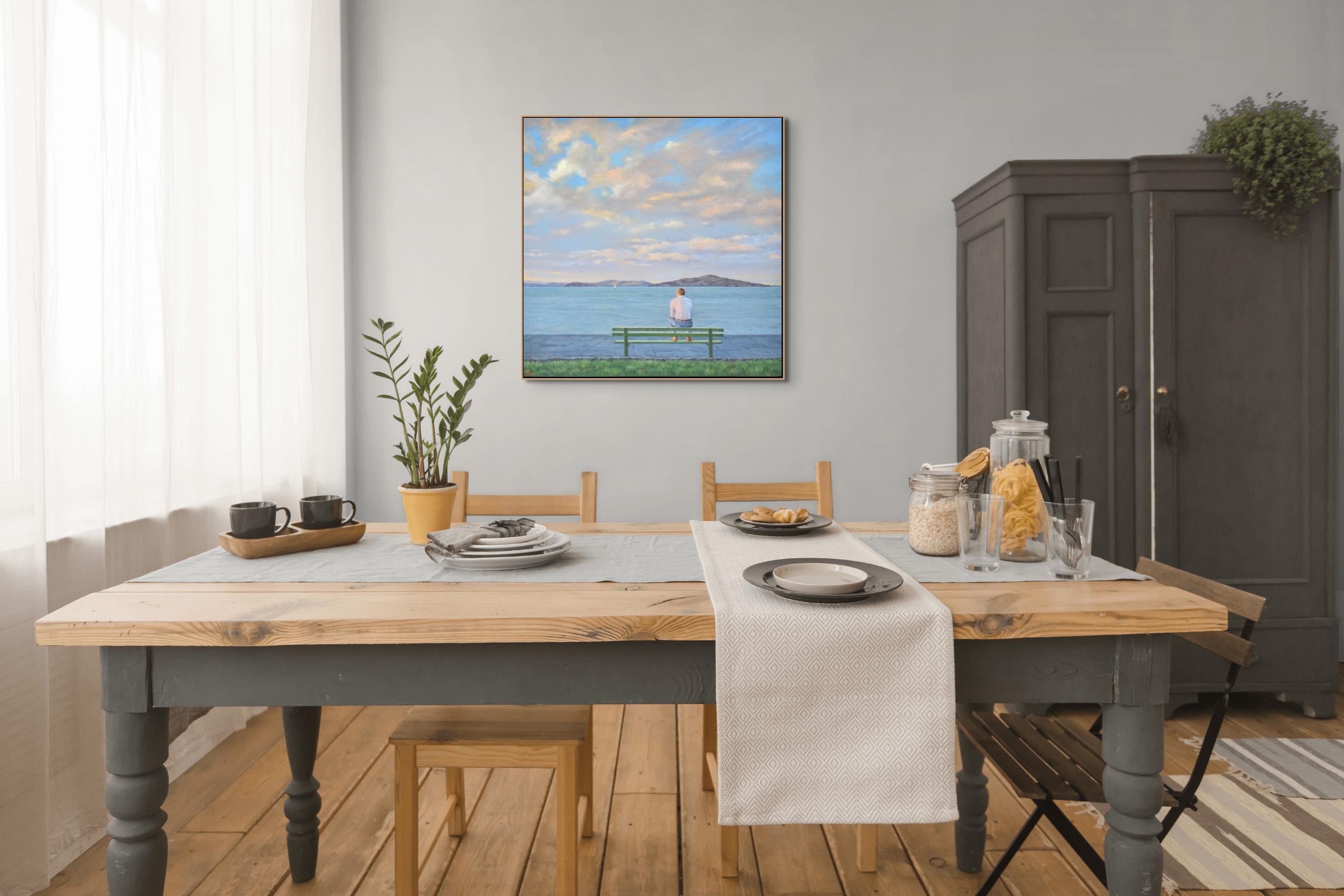Angel Island, 2023 - American Realist Painting by Willard Dixon
