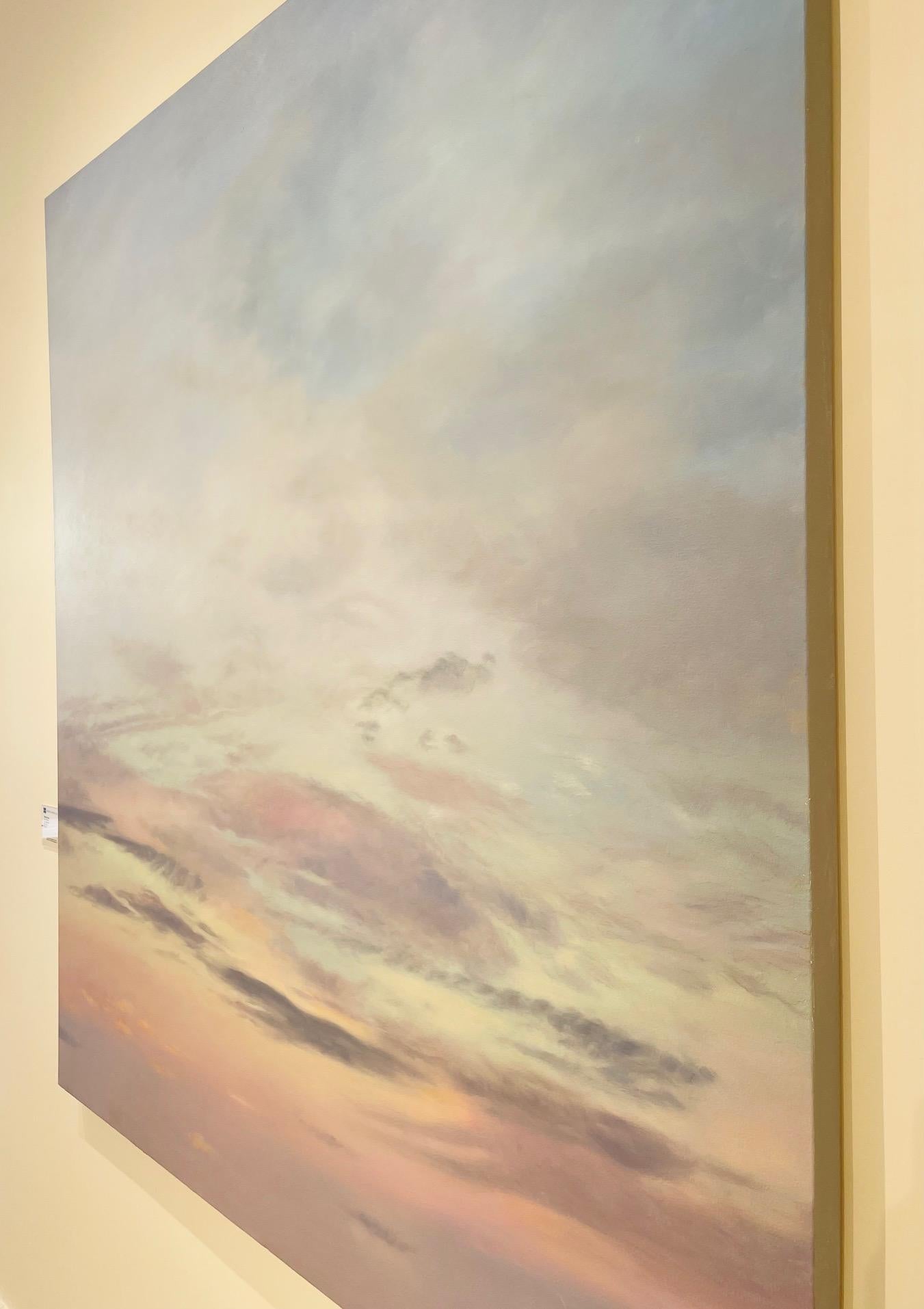 Ann's Skies I - Contemporary Painting by Willard Dixon