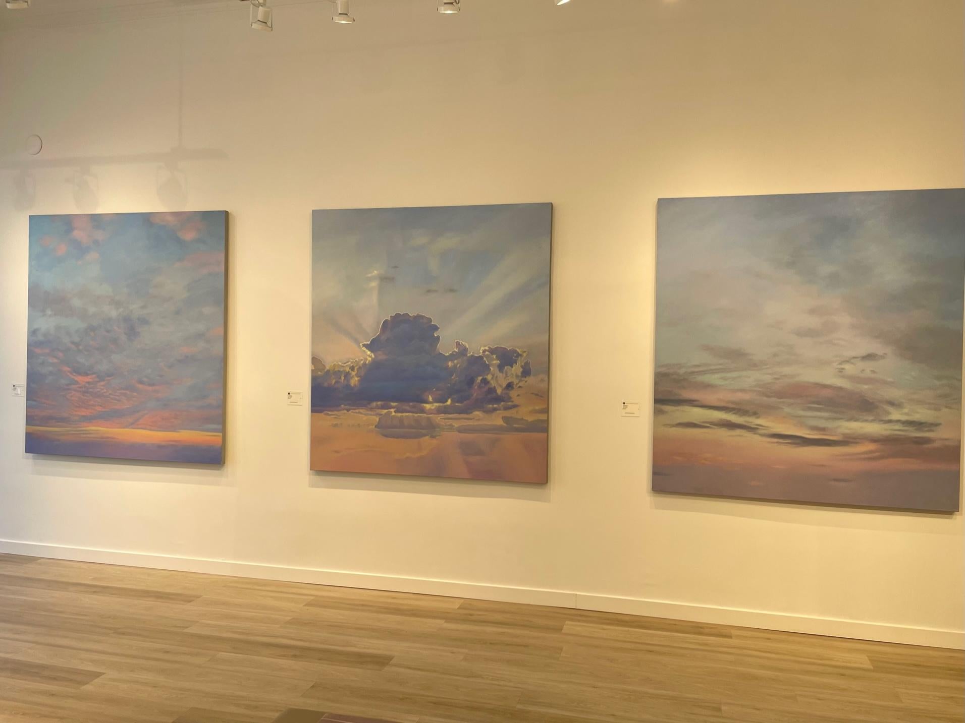 Ann's Skies III  - Contemporary Painting by Willard Dixon