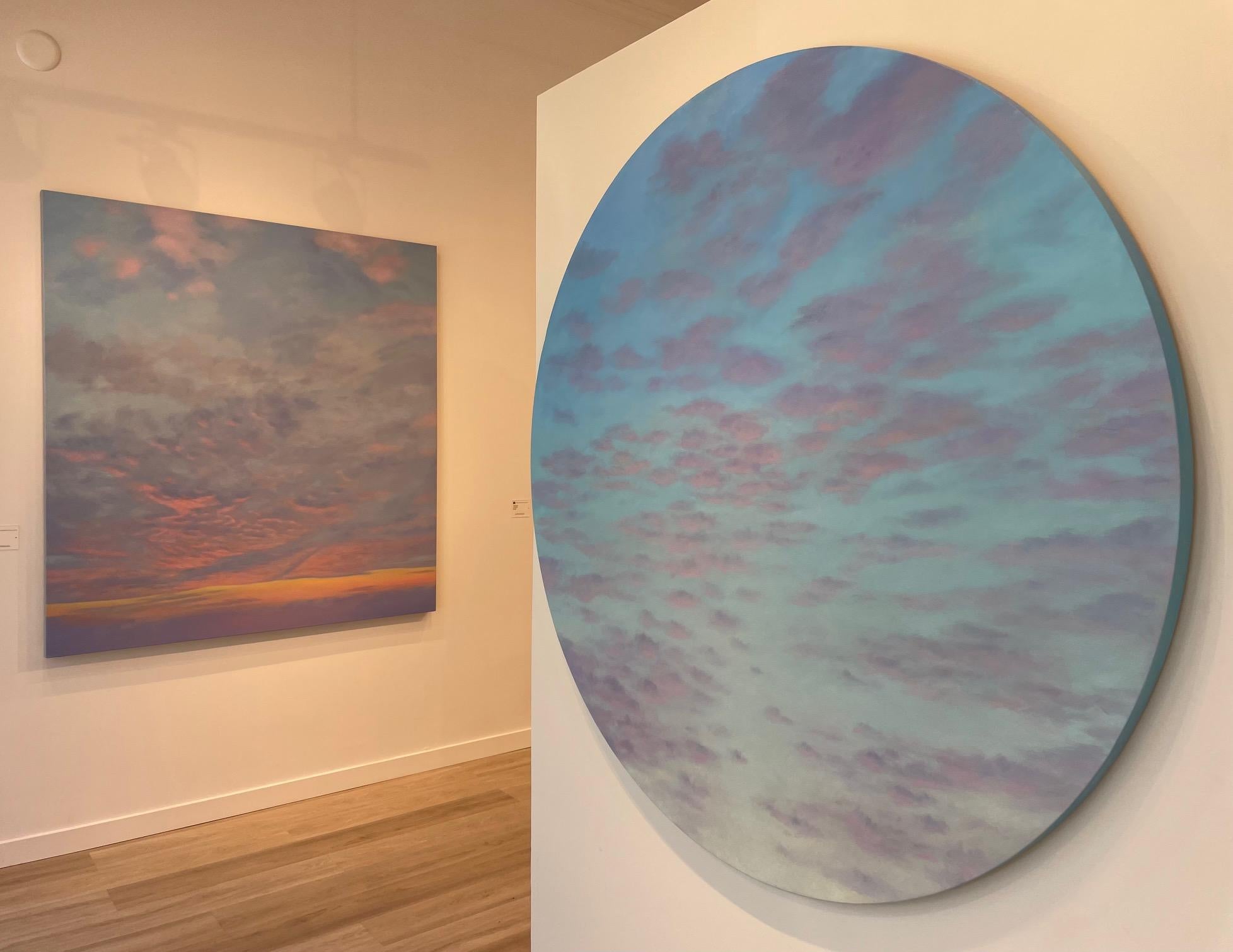 Ann's Skies III  - Purple Landscape Painting by Willard Dixon