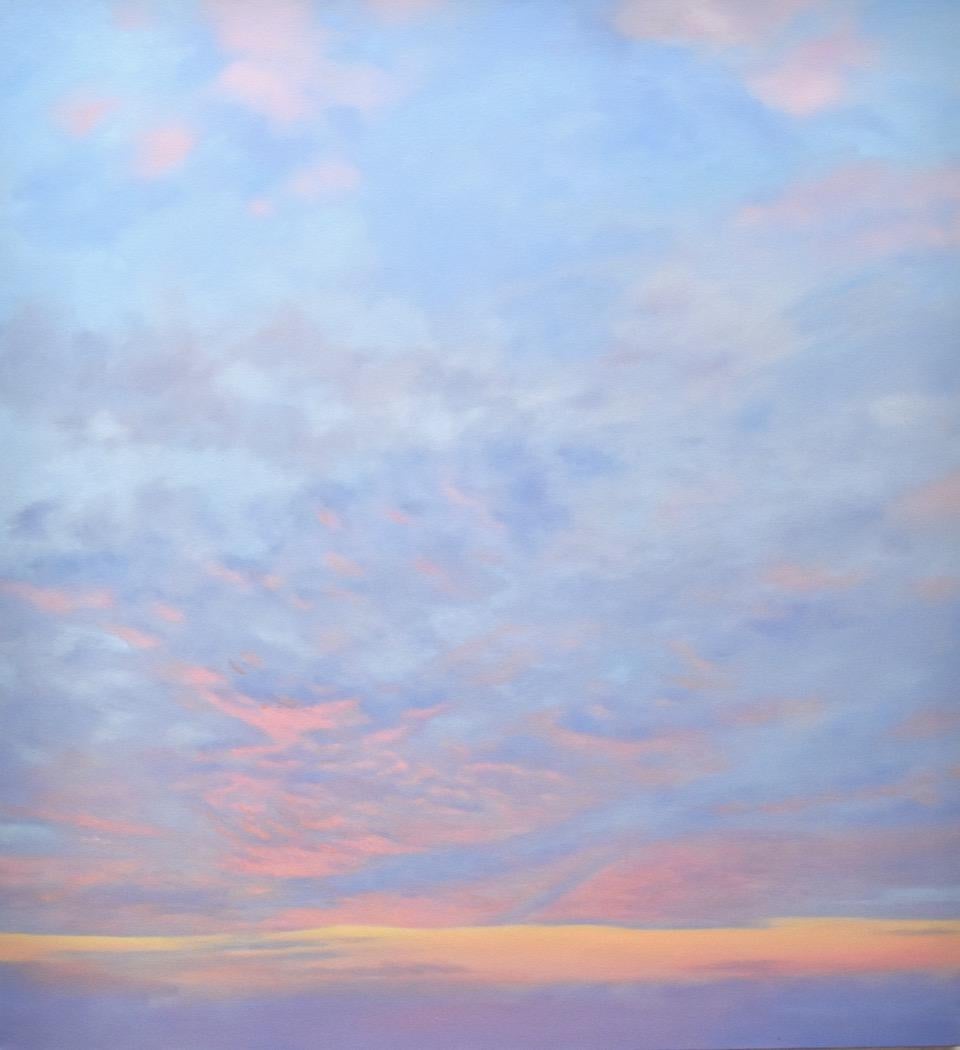 Willard Dixon Landscape Painting - Ann's Skies III 