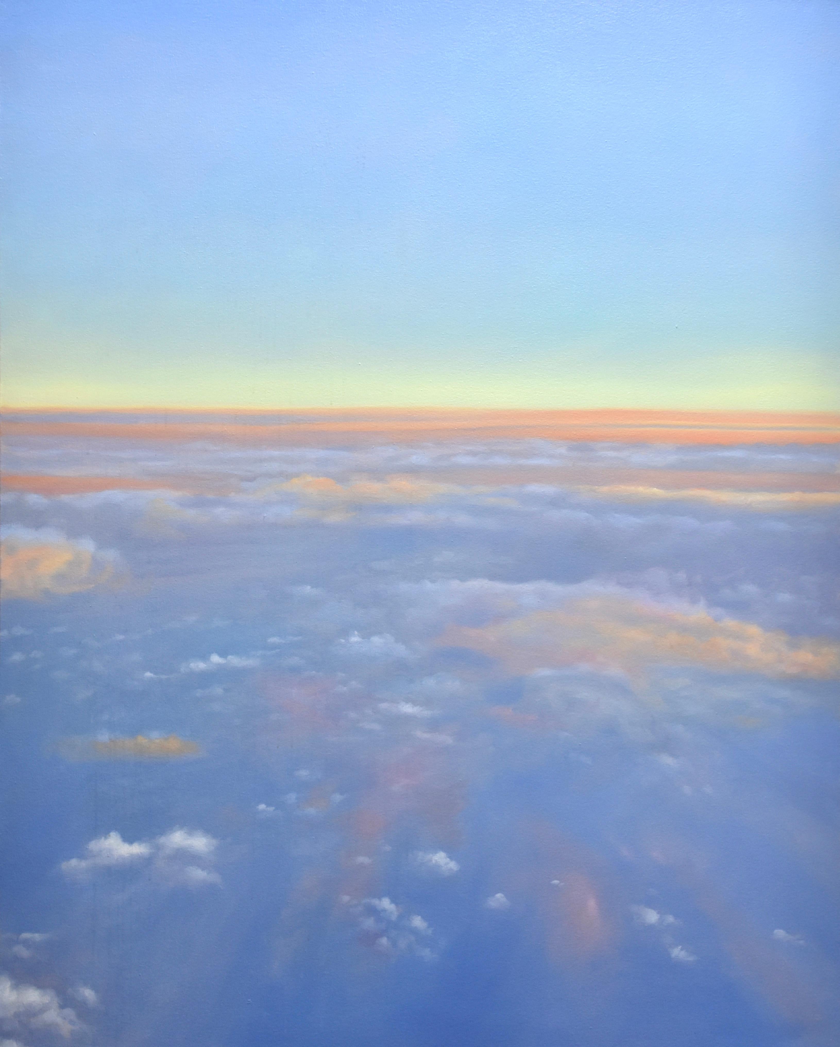 Willard Dixon Landscape Painting - At Thirty Thousand Feet no. I