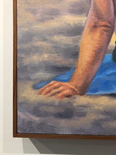 Bald Headed Man - oil on canvas