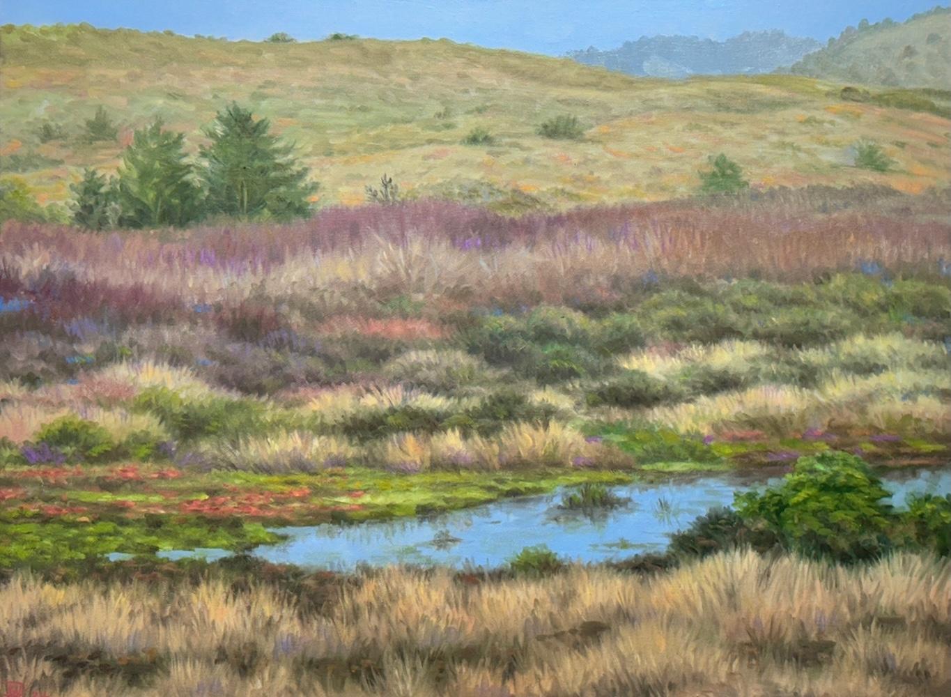 Willard Dixon Landscape Painting - Banded Landscape