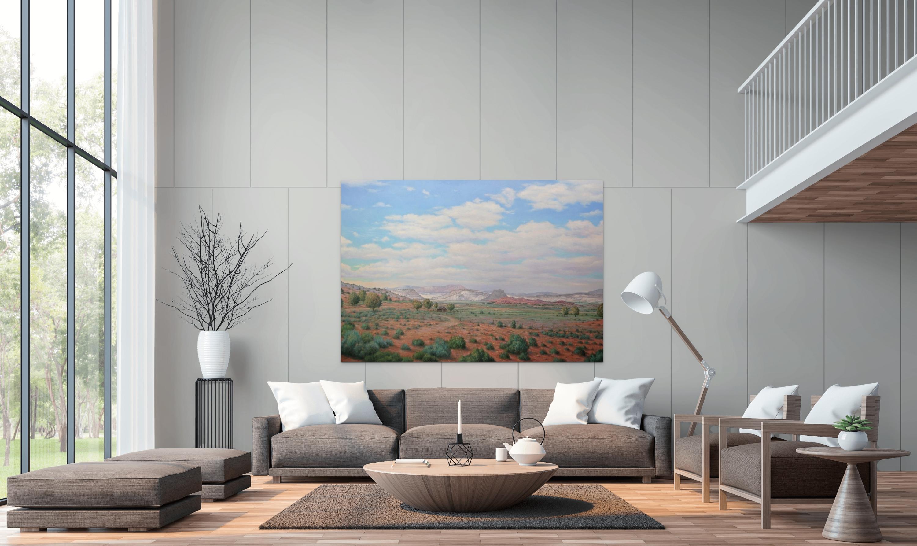 Big Sky: Utah - Painting Contemporáneo de Willard Dixon