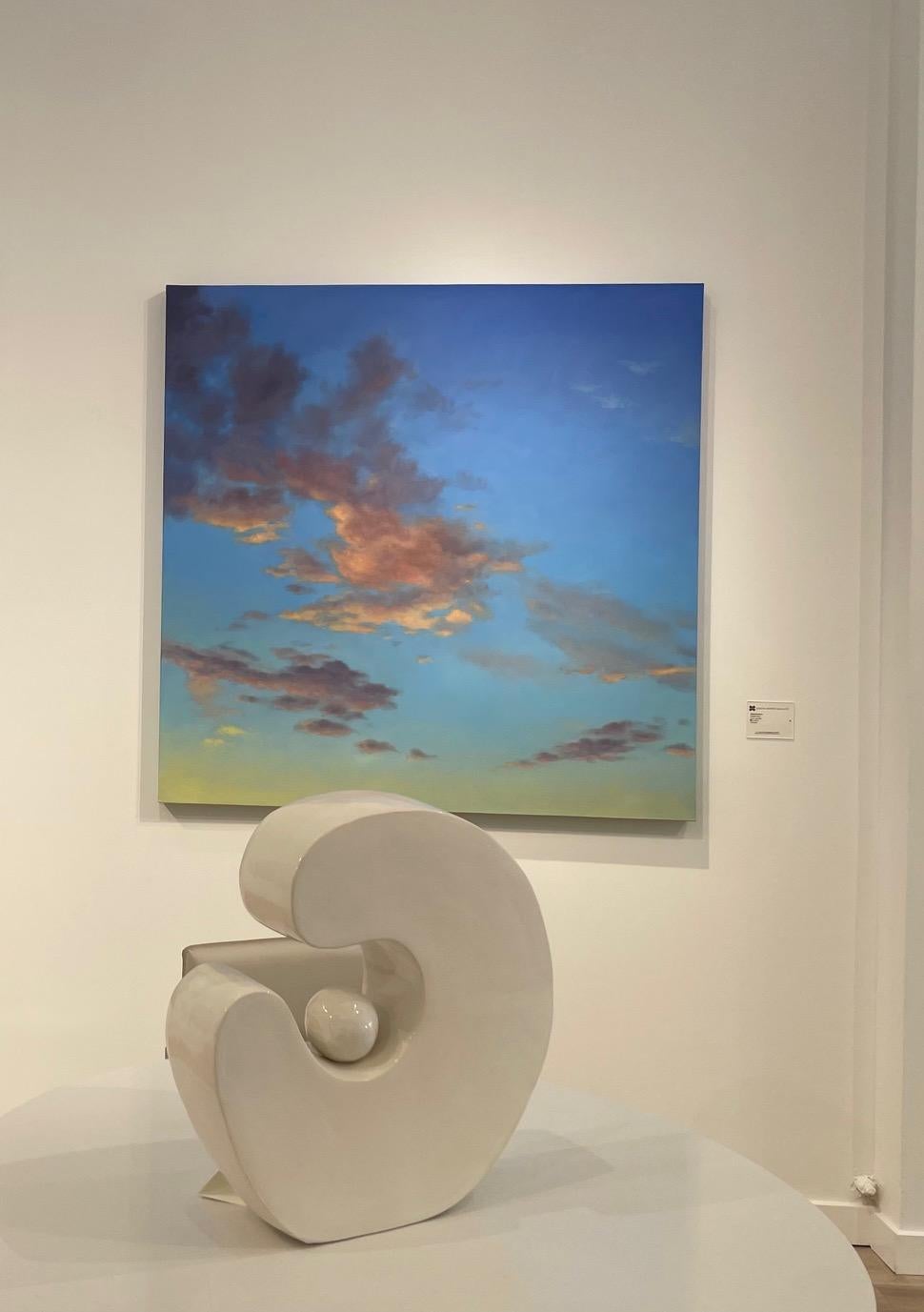 Brilliant Sky / oil on canvas - Painting by Willard Dixon