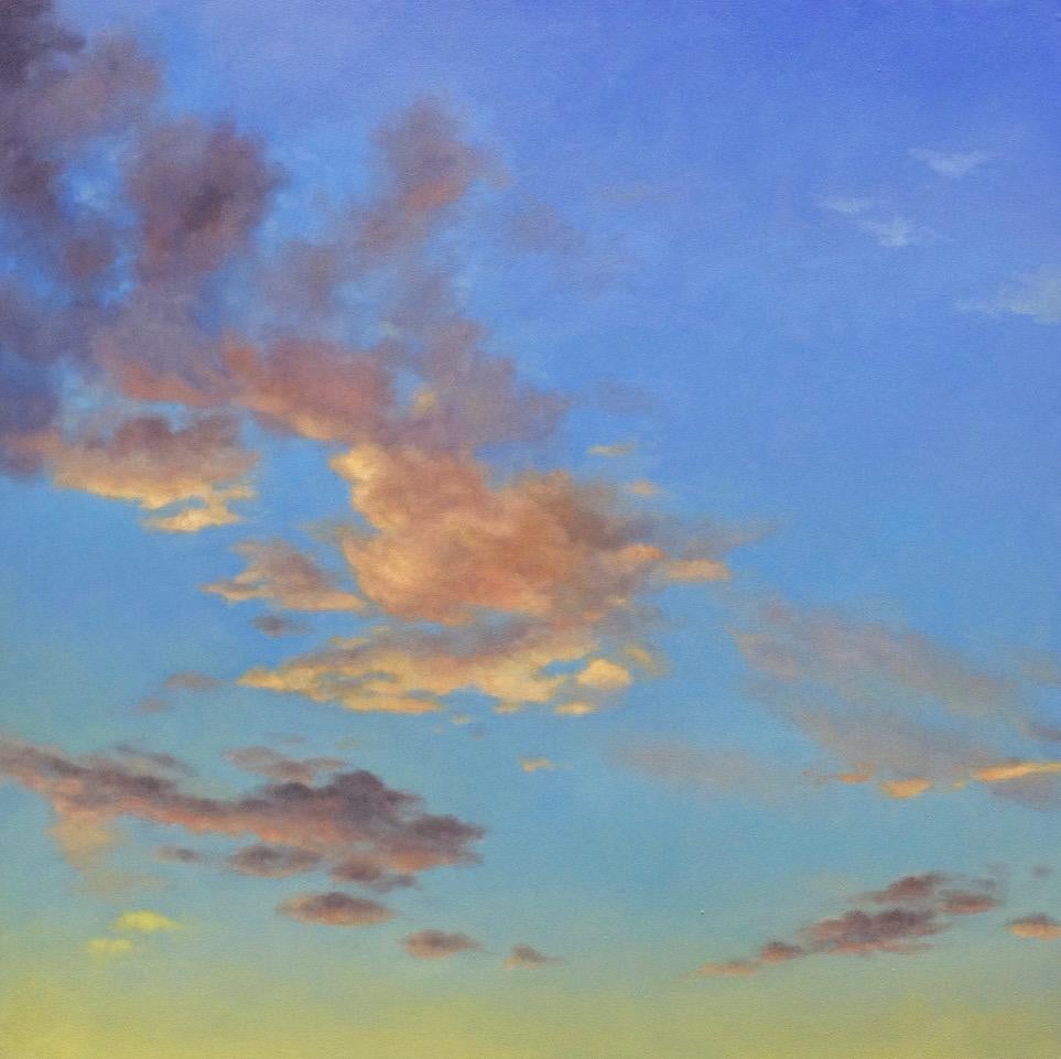 Willard Dixon Still-Life Painting - Brilliant Sky / oil on canvas