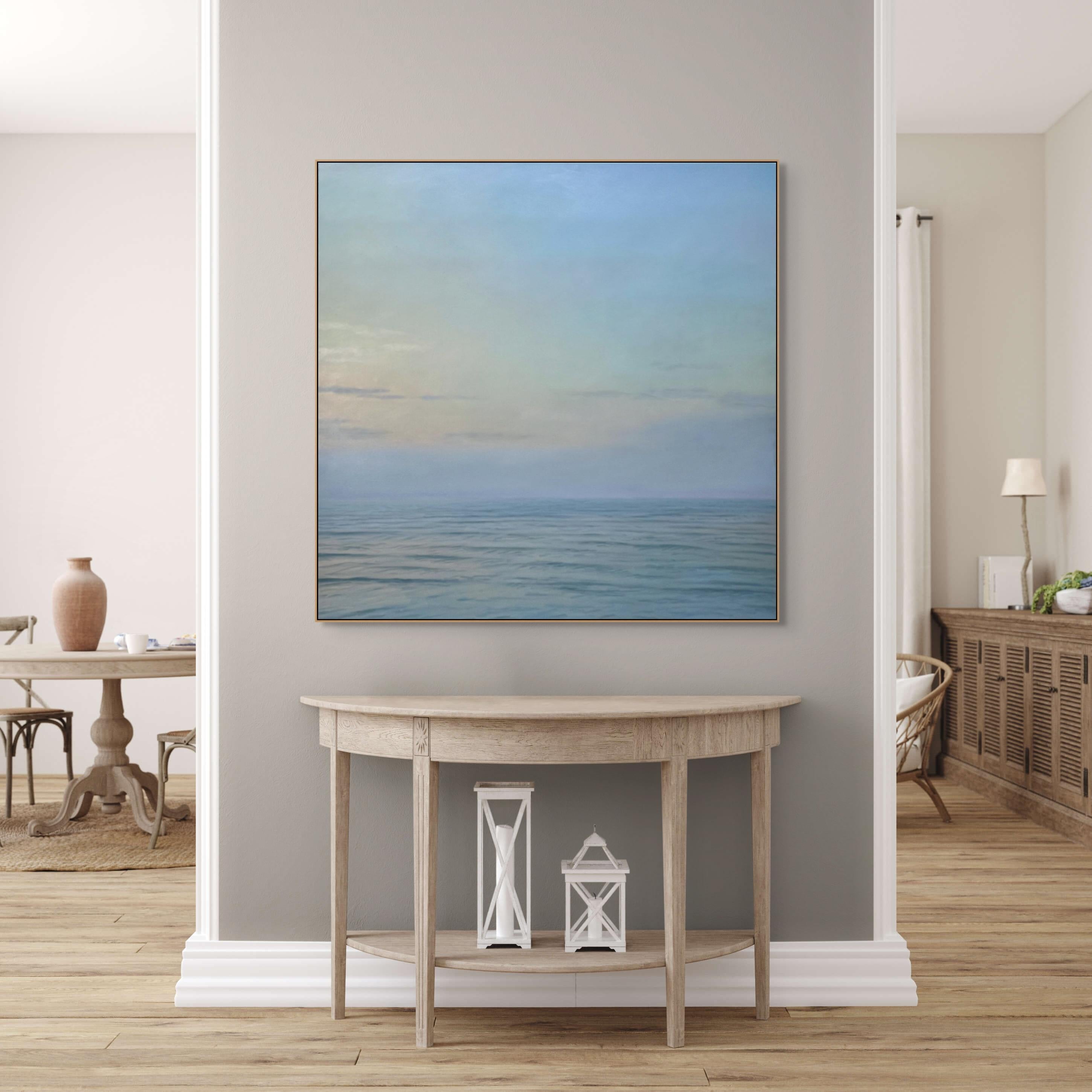 Mar en calma - Painting de Willard Dixon