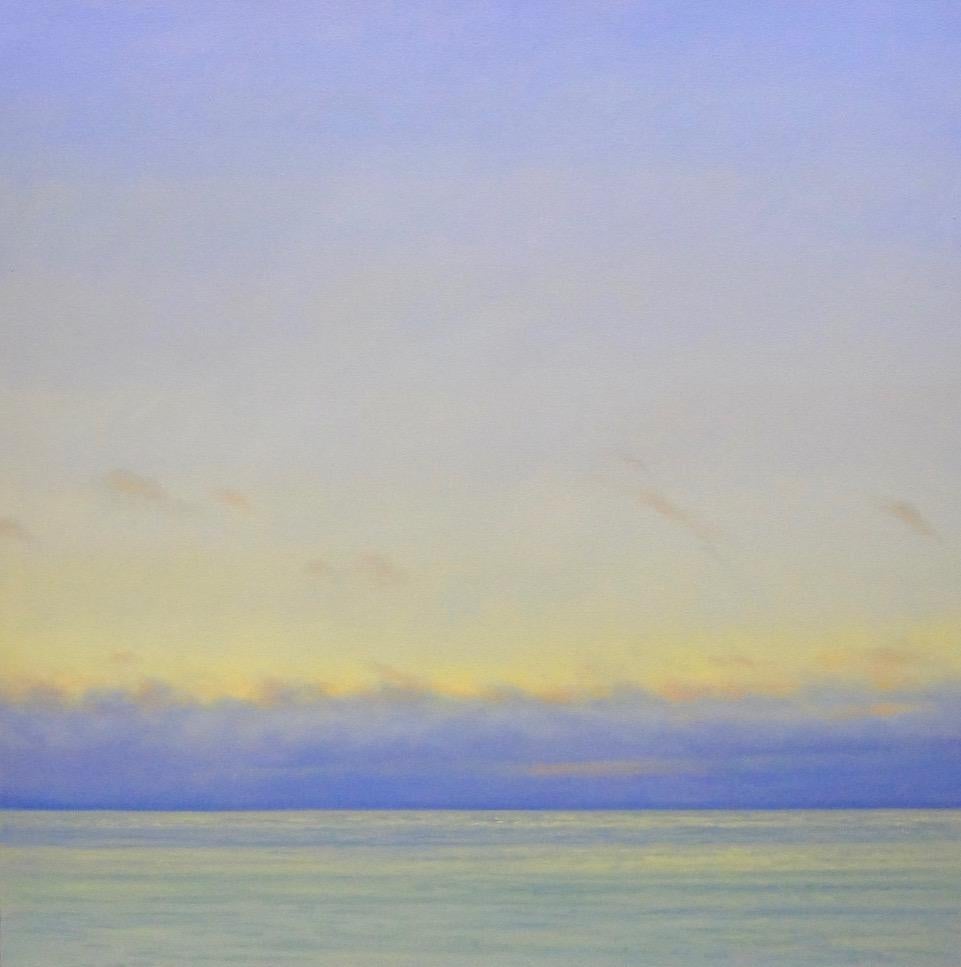 Willard Dixon Abstract Painting - Cloudy Horizon 
