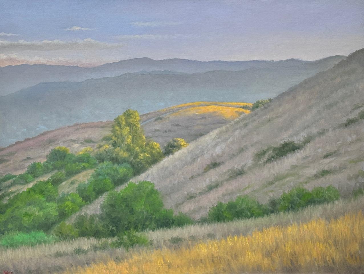 Willard Dixon Abstract Painting - From the Ridge