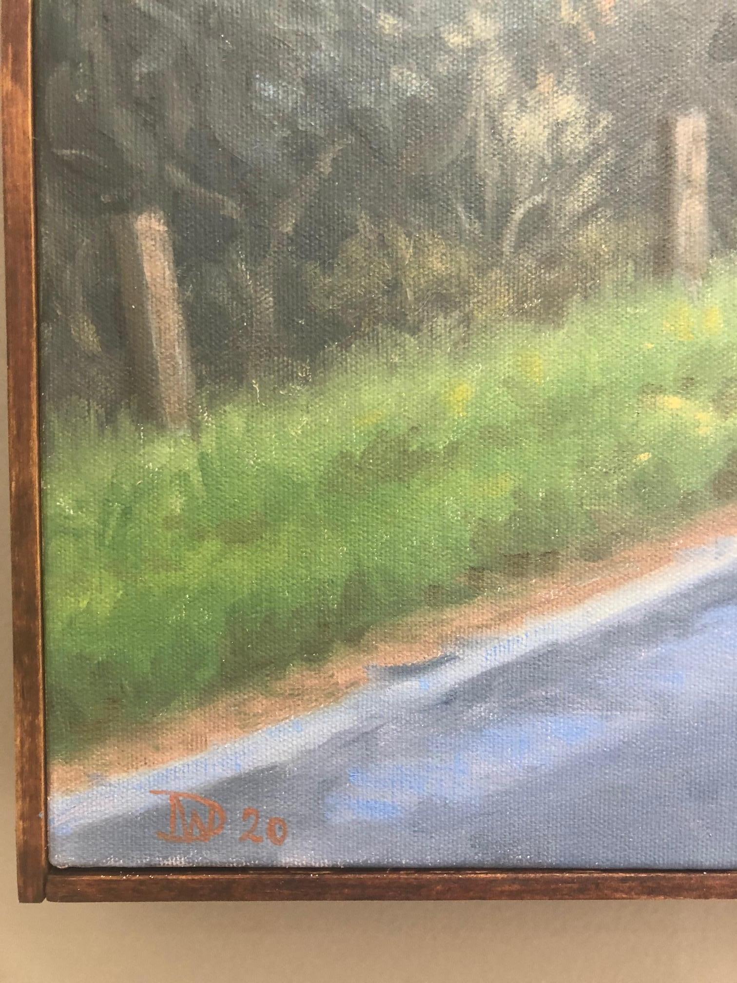 Going to Bolinas - Realism oil on canvas painting - California Coast still life For Sale 1