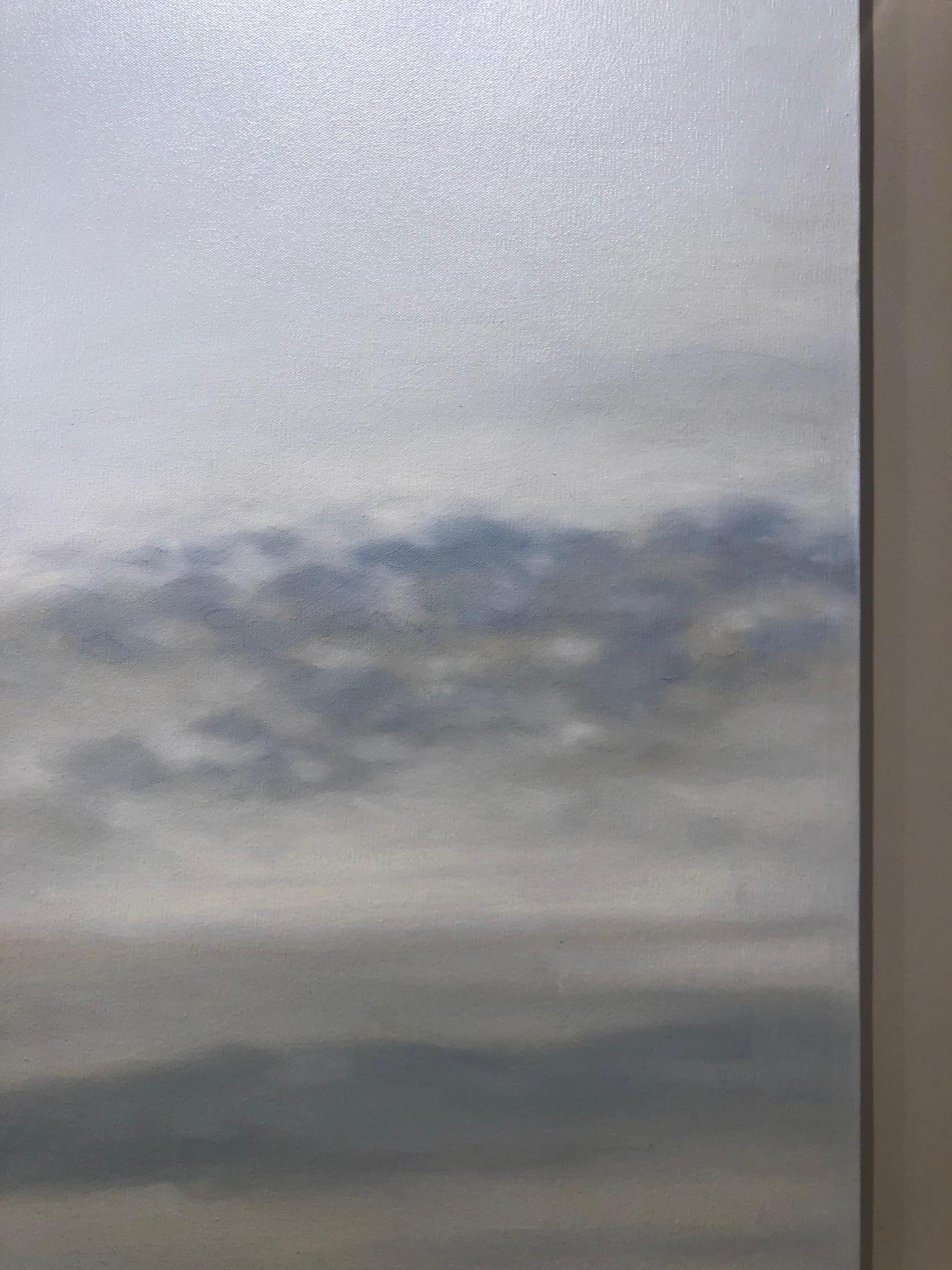 Grauer Ozean – Painting von Willard Dixon