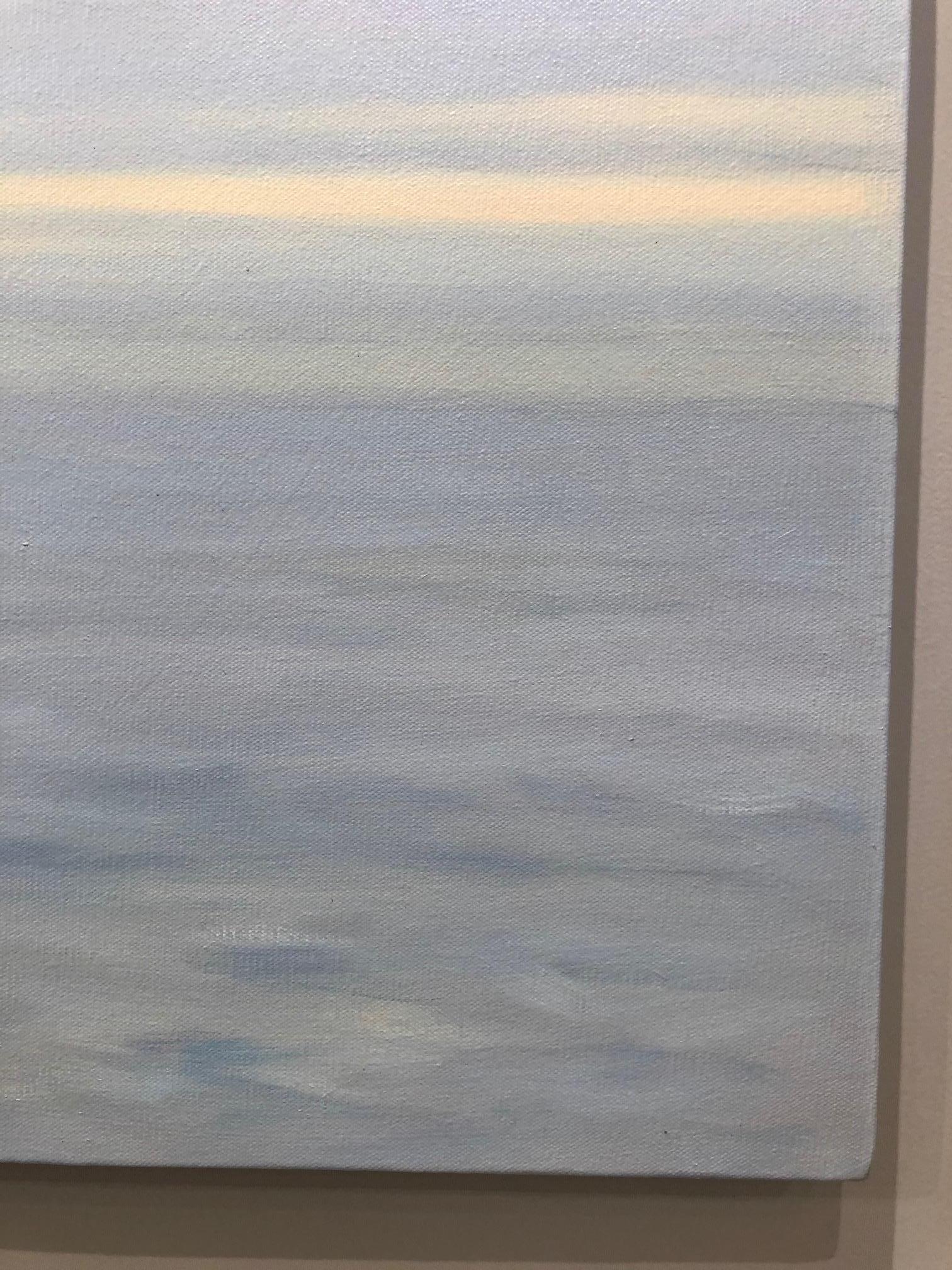 Grey Ocean - American Realist Painting by Willard Dixon