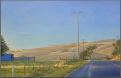 Highway 1 No. 2 / - urban coastal scene road trip oil on canvas