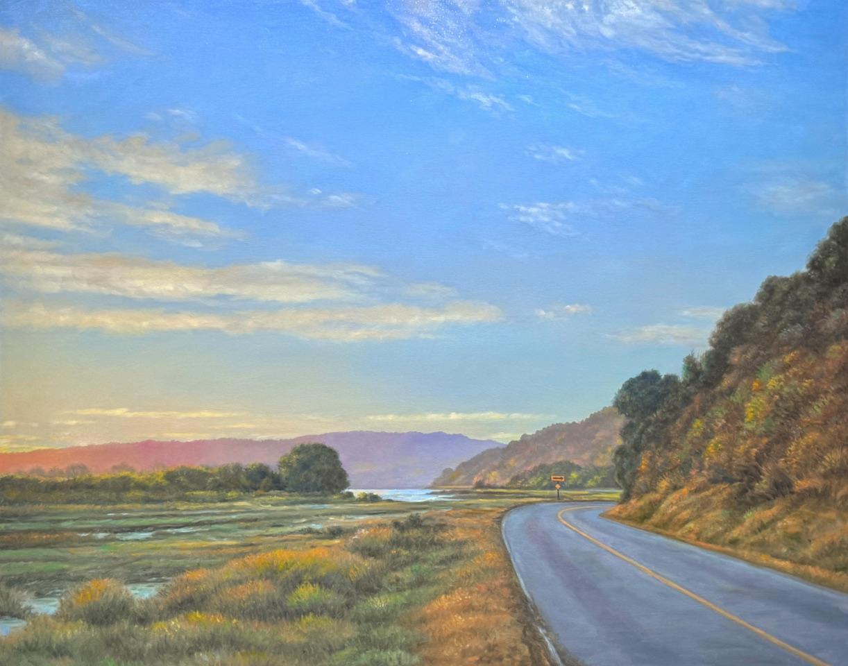 Willard Dixon Abstract Painting - Leaving Stinson