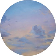 Lush Sky - circular painting