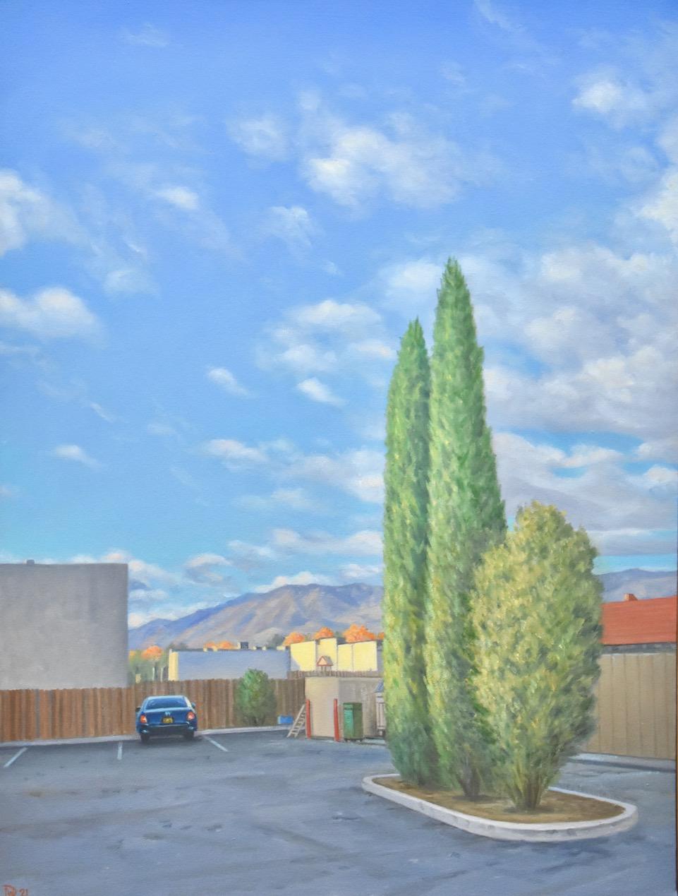 Willard Dixon Landscape Painting - Morning, Carson City