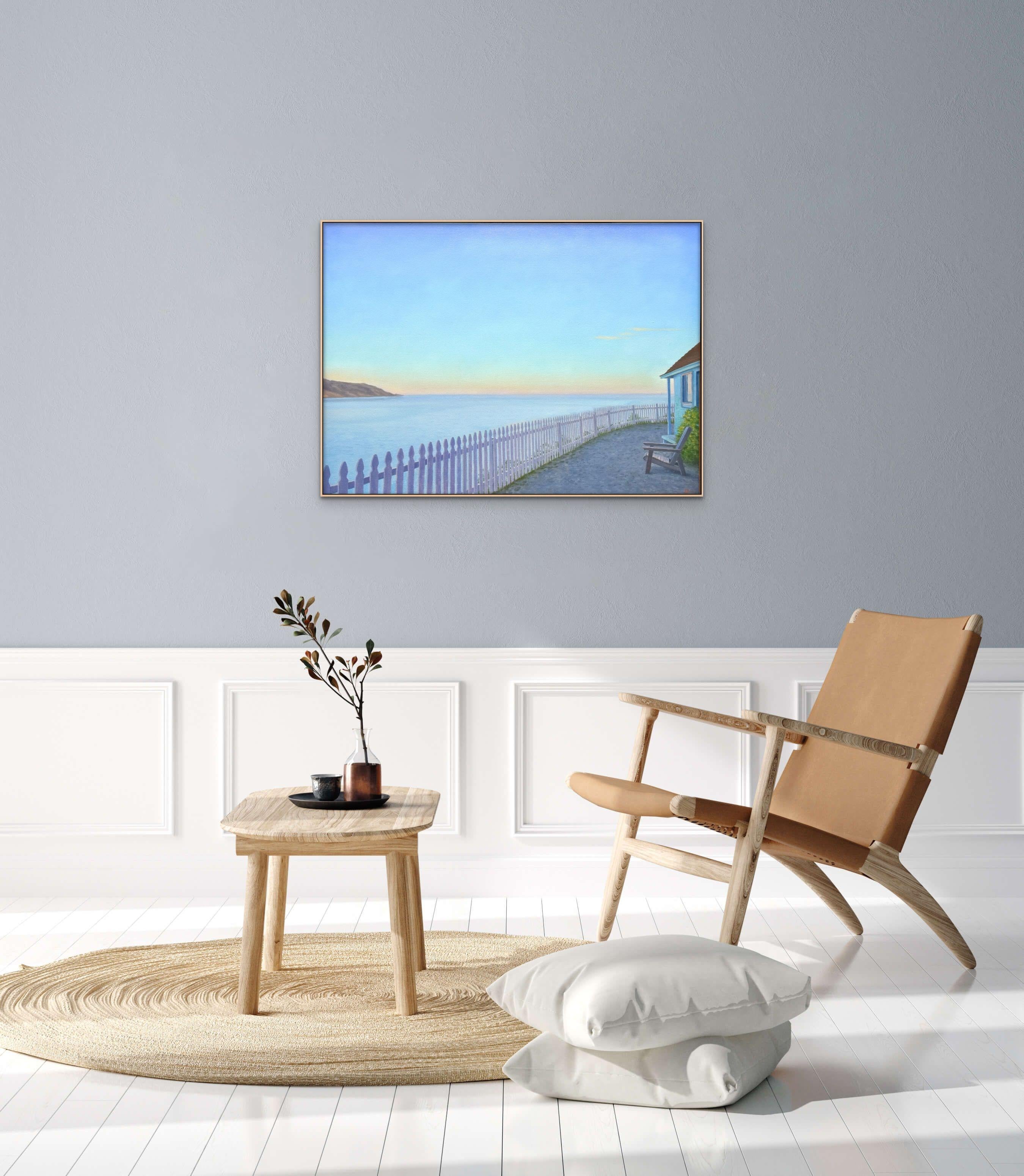Motel junto al mar - Painting de Willard Dixon