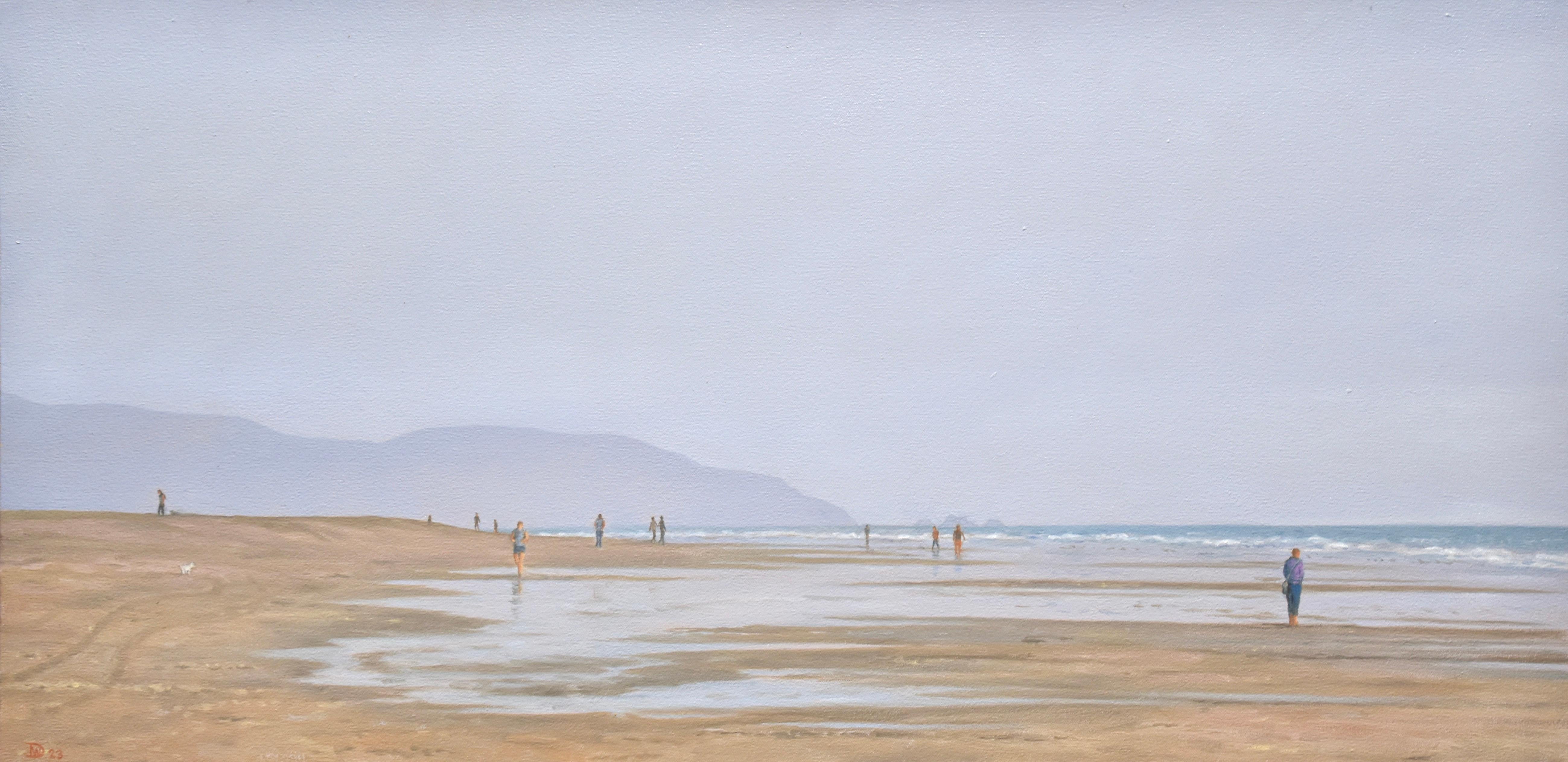 Willard Dixon Still-Life Painting – Ocean Beach, 2023
