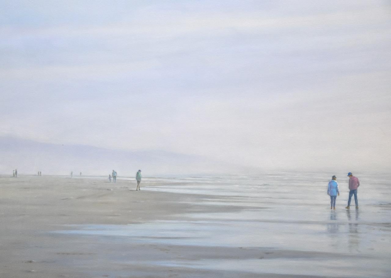 Ozeanstrand – Painting von Willard Dixon