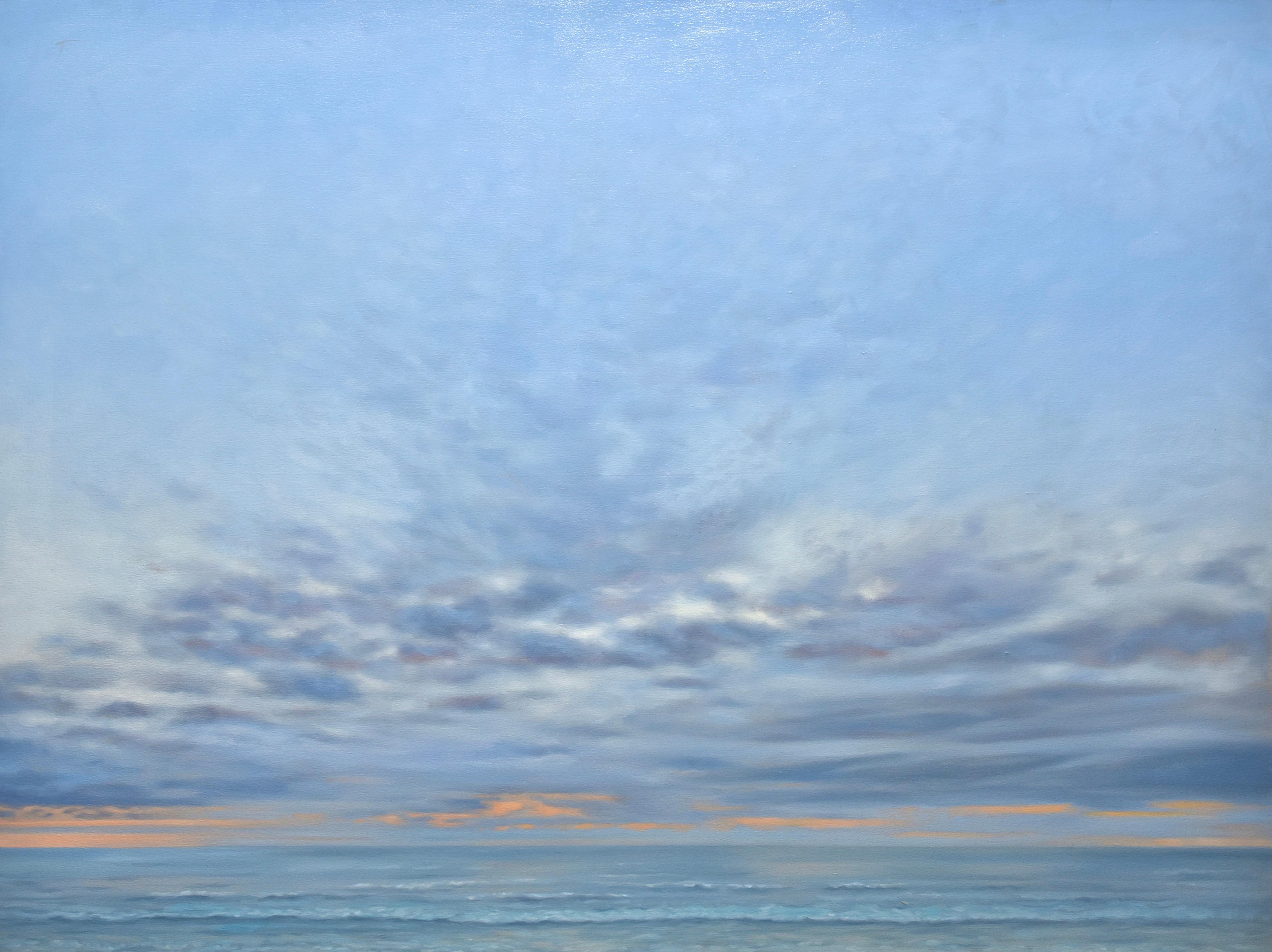 Willard Dixon Landscape Painting - Orange Horizon